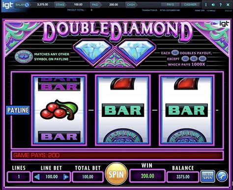 Double Diamonds 50 Slot Game