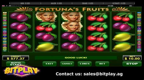 Fortunas Fruit Slot Game