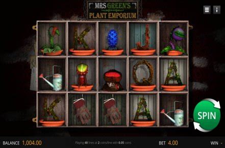 Mrs Greens Plant Emporium Slot Game